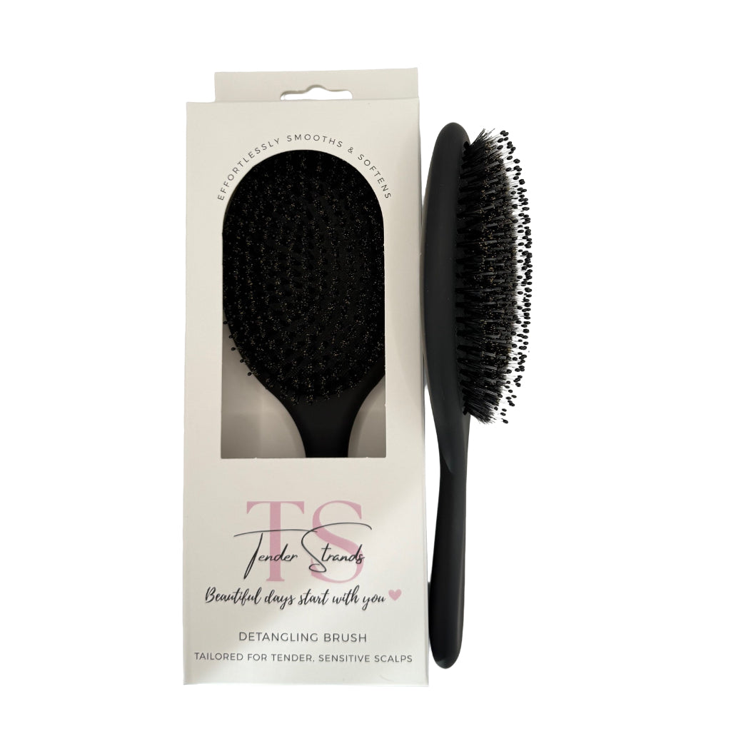 Tender Strands gentle detangle brush for sensitive scalps