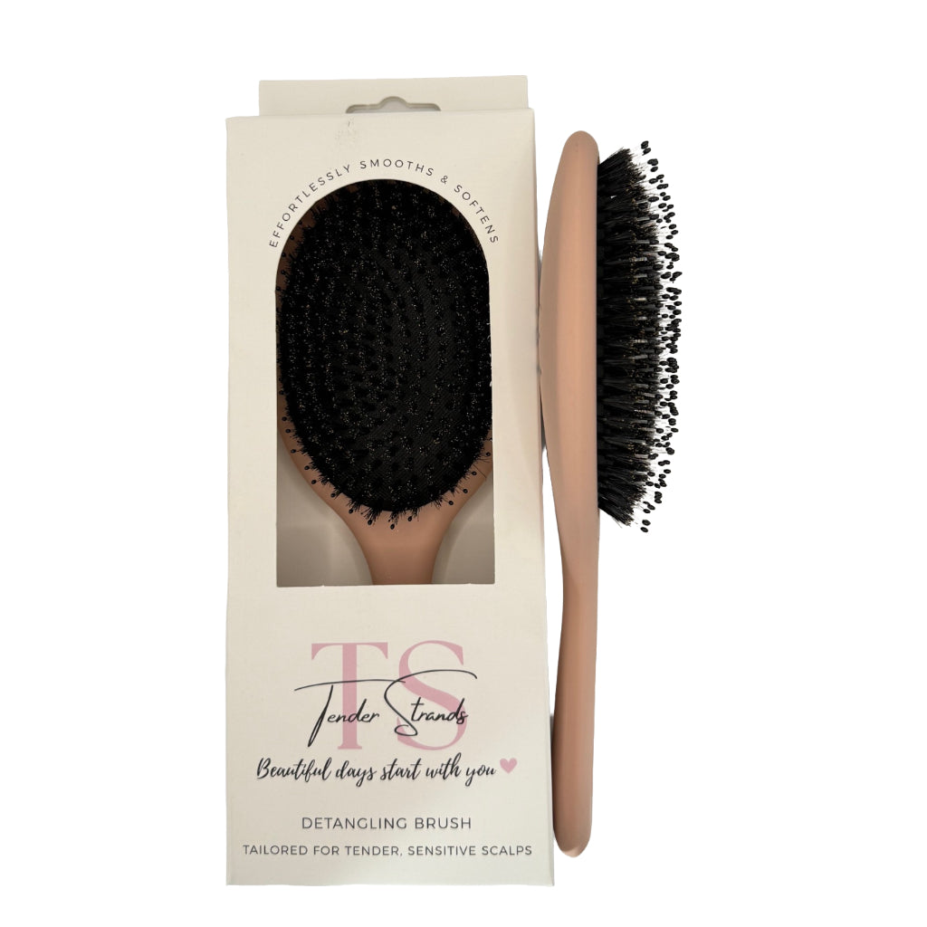 Tender Strands gentle detangle brush for sensitive scalps