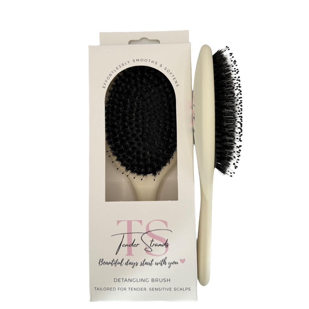 Tender Strands gentle detangle brush for sensitive scalps